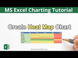 how to create heat map graph in excel ms excel chart tutorial