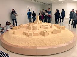 A similar kind of wistfulness can be seen in kader attia's reproduction of a scaled model of an algerian city made from couscous. Sponge Boops On Twitter Le Couscous Fait Son Entree Au Guggenheim Merci Kader Attia Untitled Ghardaia 2009
