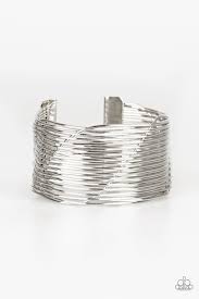 Black And White Acrylic Bracelet Paparazzi Retro Revamp Silver Only 5 Lead And Nickel Free Www Razzledazzlevip Com Bracelet Online Silver Paparazzi Jewelry