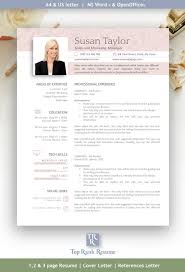 Resume Template Free Linkedin Banner Cover Letter Etsy