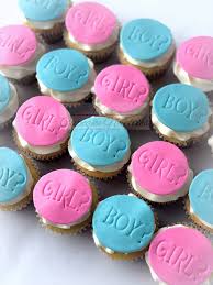 Baby shower cupcakes make people happy. Gender Reveal Cupcakes Boy Girl Baby Shower Cupcakes 1 Dozen Cupcake Novelties