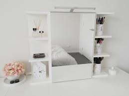 Use Ikea Lillangen Mirror Cabinet As A Vanity Mirror With Storage Mirror Cabinets Mirrored Bedroom Furniture Vanity Mirror Ikea