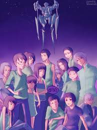 Bokurano Group Mecha Anime Robot Art Colorful Art