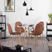 We also love the pura dining chair for its simplicity. Restaurant Food Service Set Of 2 Pu Leather Dining Side Chairs Mid Century Modern Style For Dining Room Business Industrial