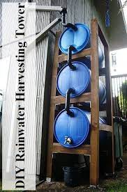 Diy Rainwater Harvesting Tower The Prepared Page Rain Water Collection Rain Barrel Water Collection