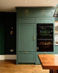 Sometimes Our Customers Don T Want A Big Range Cooker Maybe They Re Not Really Into Cooking May Green Kitchen Walls Green Kitchen Cabinets Dark Green Kitchen