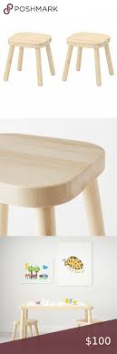 Ikea 2 Flisat Children S Stools Kids Stool Ikea Ikea Wall Lights