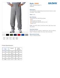 Gildan Sweatpants Size Chart Related Keywords