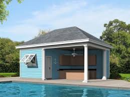 Pool House Plans And Cabana Plans The Garage Plan Shop