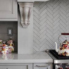 oyster gray beveled edge subway tile