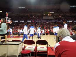 kohl center section 123 row bb seat 1 2 wisconsin