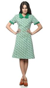 Peter Pan Collar Dress 60s Mod Mini Green Print 1960s Shift Space Age Vintage Twiggy Sixties A Line Short Sleeve Dress Dresses Peter Pan Collar Dress 60s Dress