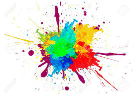 Colorful Paint Splatter Design Paint Splatter Art Splatter Art Painting