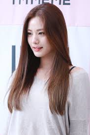 Nana Long Straight Hair Korean Hairstyle Long Asian Beauty Most Beautiful Faces