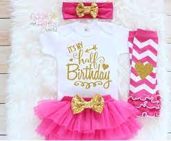 Check spelling or type a new query. Baby Half Birthday Outfit Hb6b Baby 12 Birthday Outfit Birthday Gift My Half Birthday 6 Month Photo Outfit Baby Girl Half Birthday Clothing Baby Girls Clothing Valresa Com