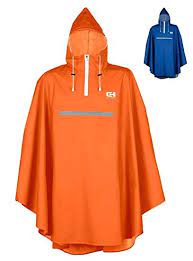 premium fahrrad regenponcho mit kapuze inkl sichtfenster fahrradponcho fur herren und damen fahrrad regencape inkl reflexi regenponcho poncho regenmantel