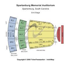 Spartanburg Memorial Auditorium Seating Chart