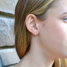 Plata 925 Mujer 4 Pares De Aretes De Plata De Ley Con Bola Roscada, Bola De  Plata 925 Con Extremo De Cuenta, Barra Lisa, Poste De Oreja, Diámetro De La  Cuenta: 3