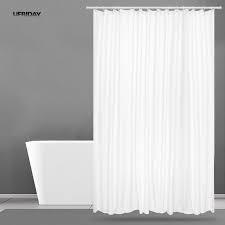 Black And White Fabric Shower Curtain Cheap Shower Curtain Buy Quality White Shower Curtain Directly From China Curtains For Bathroom Suppliers In 2020 Fabric Shower Curtains Shower Curtain White Shower