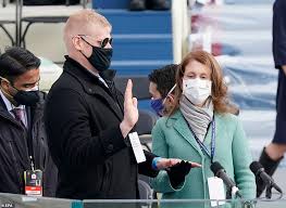 Some blind people have historically chosen to wear sunglasses. Joe Biden Joined By His Wife Jill Daughter Ashley Granddaughter Finnegan To Volunteer At Food Bank Daily Mail Online