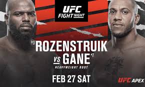 Neporaženi francuski borac je u glavnoj borbi ufc fight nighta 190 priredbe u las vegasu pobijedio rusa aleksandera volkova jednoglasnom odlukom sudaca. Ufc Odds Released For Jairzinho Rozenstruik Vs Cyril Gane Betting Insider Journal