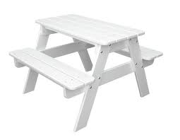 White Picnic Table Images Google Search With Images Polywood Outdoor Furniture Kids Picnic Table