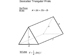 Calculating Surface Area And Volume Formulas For Geometric Shapes Geometric Shapes Triangular Prism Math Formulas