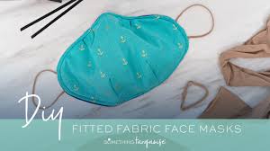 Diy face mask face masks how to stay healthy tatting sewing fabric how to make. How To Make Fitted Fabric Face Masks Youtube