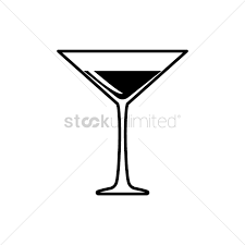 Martini glass icons in flat design style. Martini Glass Vector Image 1548529 Stockunlimited