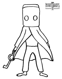 Do you want to make it more colorful? Mono From Little Nightmares Coloring Page Free Printable Coloring Pages For Kids