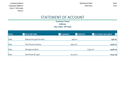 Statement Of Account Templates 12 Free Docs Xlsx Pdf Statement Template Accounting Office Templates