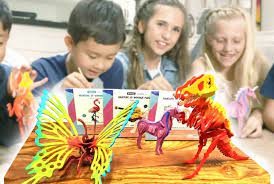 Assemble the wooden puzzle skeleton and give life to your animal masterpiece with colored modeling clay. Alessimo
