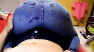 Middle Eastern clothed sex and handjob leading to cum in pants