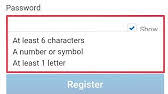 If a malicious user can get hold of or 'crack' your password they can access the. Fix Password Must Be At Least 6 Characters One Special Characters One Upper Case Youtube