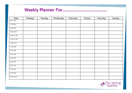 Free Printable Weekly Calendar Templates Planner For Time Incredible 7 Day Weekly Planner Te Weekly Calendar Template Weekly Calendar Printable Weekly Calendar