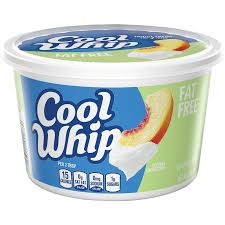 2,000 calories a day is used for general nutrition . Kraft Cool Whip Fat Free Whipped Topping Shop Cream At H E B