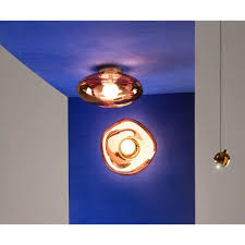 Melt Surface Light Copper Light Copper Tom Dixon Melt Wall Ceiling Lights