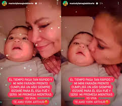 Lo ama mucho! Marisol enternece las redes con video junto a su nieto y le  hace una bella promesa