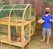 Easy to build 2 level wooden chicken coop | Woodworking ideas
