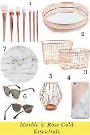 The Top Marble And Rose Gold Ebay Picks I Heart Cosmetics Rose Gold Room Decor Rose Gold Rooms Rose Gold Bedroom
