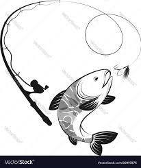 Download a free preview or high quality adobe illustrator ai, eps, pdf and high resolution jpeg versions. Fishing Pole With Fish Off 74 Medpharmres Com