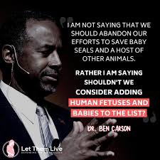 Exactly right, Dr. Carson!