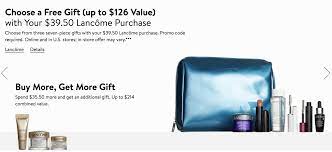 Nordstrom 15 Off Beauty 7 Pcs Gift W 39 50 Lancome Purchase Gifts Lancome Gift With Purchase Lancome