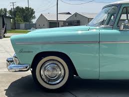 Image result for Miami Blue 1955 Plymouth
