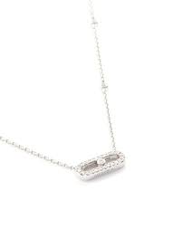 Free shipping & returns available. Messika Move Uno Diamond 18k White Gold Necklace In Metallic Lyst