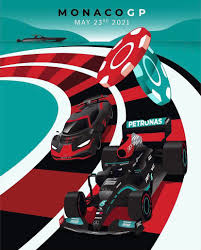 All times are monaco/berlin time (+1 bst, +2 gmt). Mercedes 2021 Monaco Grand Prix Poster Formula1