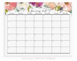 Pastel Garden Calendar Notepad Magnetic Calendar For Fridge Etsy In 2020 Planner Calendar Garden Calendar Calendar Monthly Planner