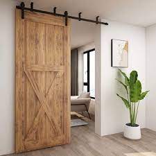 Buy Ccjh 9ft Ceiling Mount Bracket Sliding Barn Door Hardware Kit Black Strong Bearing Low Ceiling L Shape Bracket System Fit 54 Wide Single Door Panel Basic Style Online In Turkey B071x3tp3c