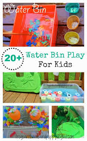 20 Water Bin Play Activities For Kids From Frogs Snails And Puppy Dog Tails Toddler Activities Activities For Kids Play Activities