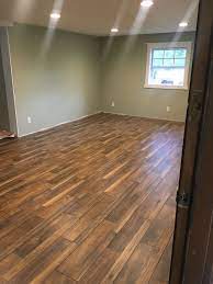 This Is Barnwood Lock In Laminate 14mm With Pad Attached This Is The Flooring In The Popular Pin That Goes Around With House Flooring Rustic Flooring Home